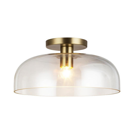 Alora Lighting Sylvia Semi-Flush Mount Brushed Gold