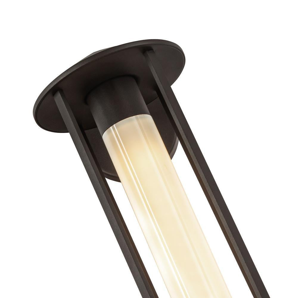 Alora Lighting Tenko 18-in Bronze/Glossy Opal Glass 1 Light Exterior Wall