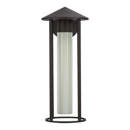 Alora Lighting Tenko 18-in Bronze/Glossy Opal Glass 1 Light Exterior Wall