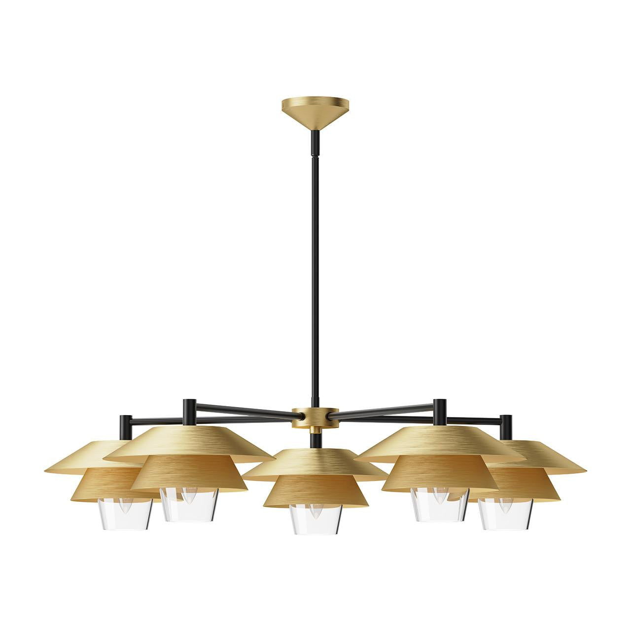 Alora Lighting Tetsu Chandelier Brushed Gold