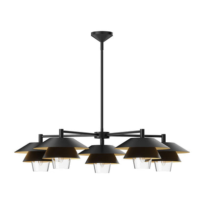 Alora Lighting Tetsu Chandelier Matte Black
