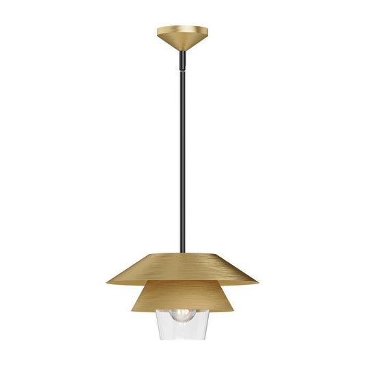 Alora Lighting Tetsu 13-in Pendant Brushed Gold