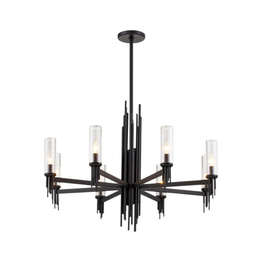 Alora Lighting Torres 36-in Chandelier Matte Black
