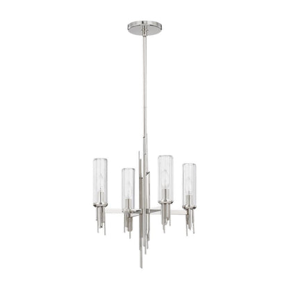 Alora Lighting Torres 18-in Chandelier Polished Nickel