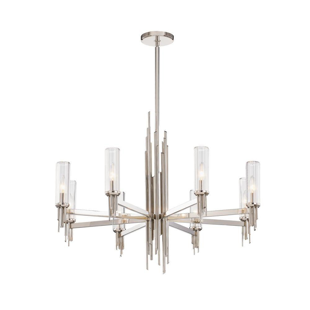 Alora Lighting Torres 36-in Chandelier Vintage Brass