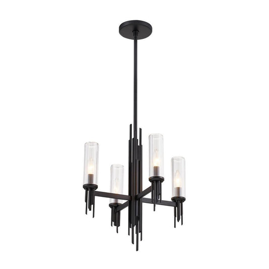 Alora Lighting Torres 18-in Chandelier Matte Black