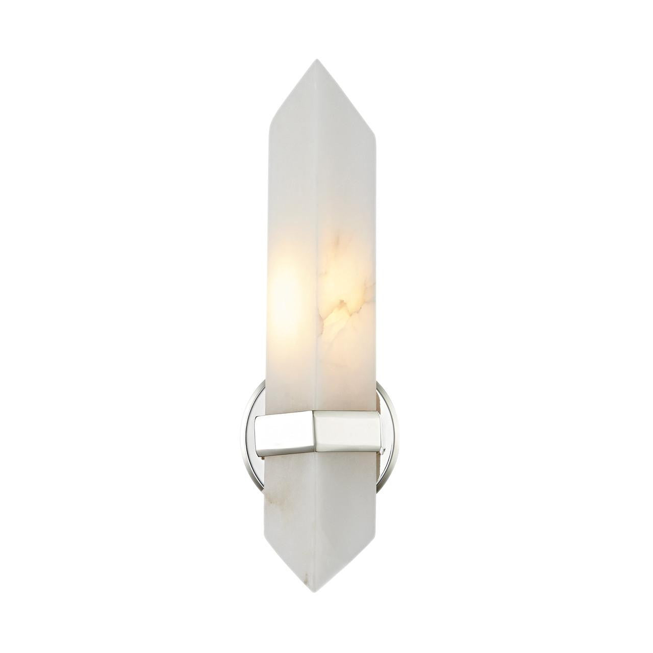 Alora Lighting Valencia 1 Light Wall/Vanity Light Polished Nickel