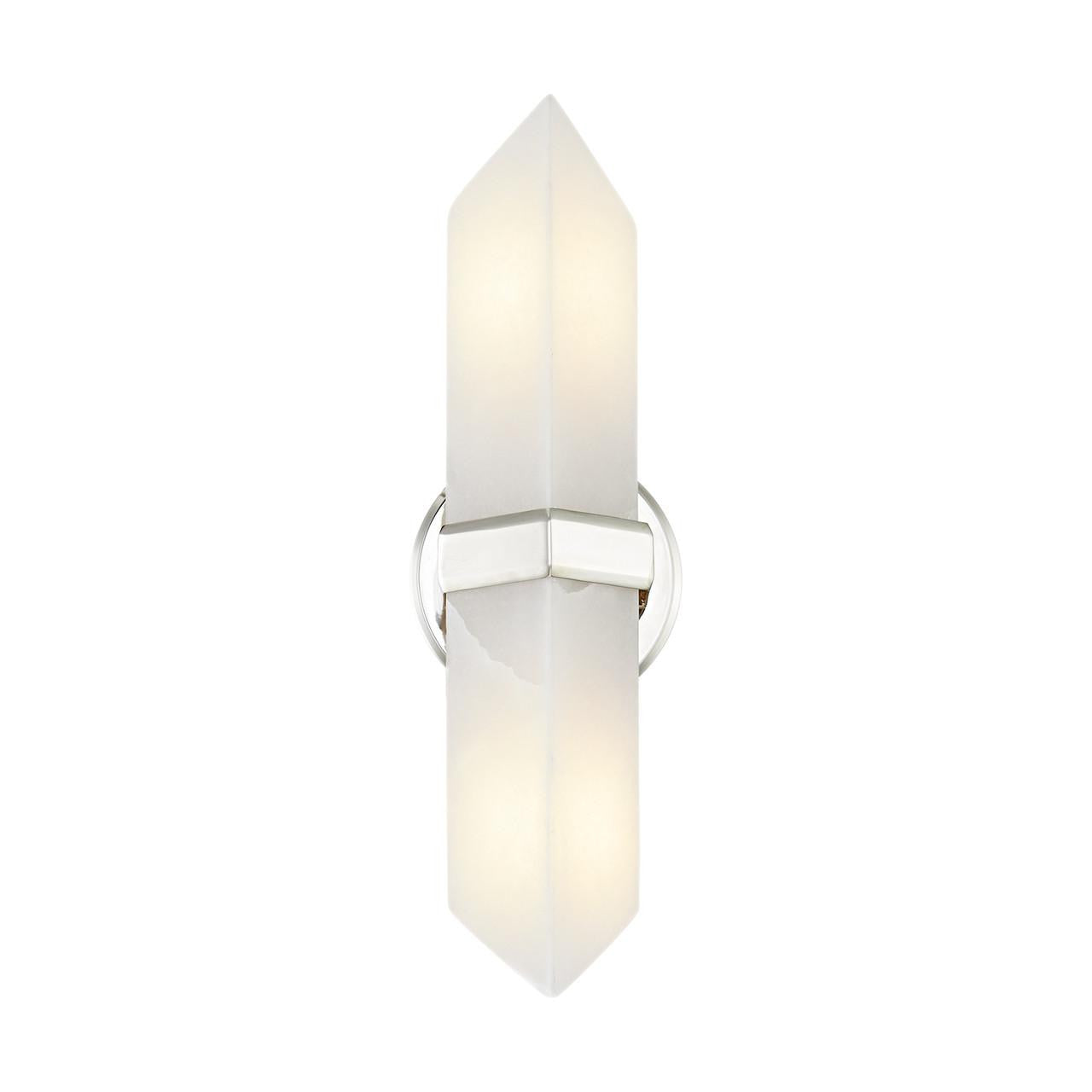 Alora Lighting Valencia 2 Light Wall/Vanity Light Polished Nickel