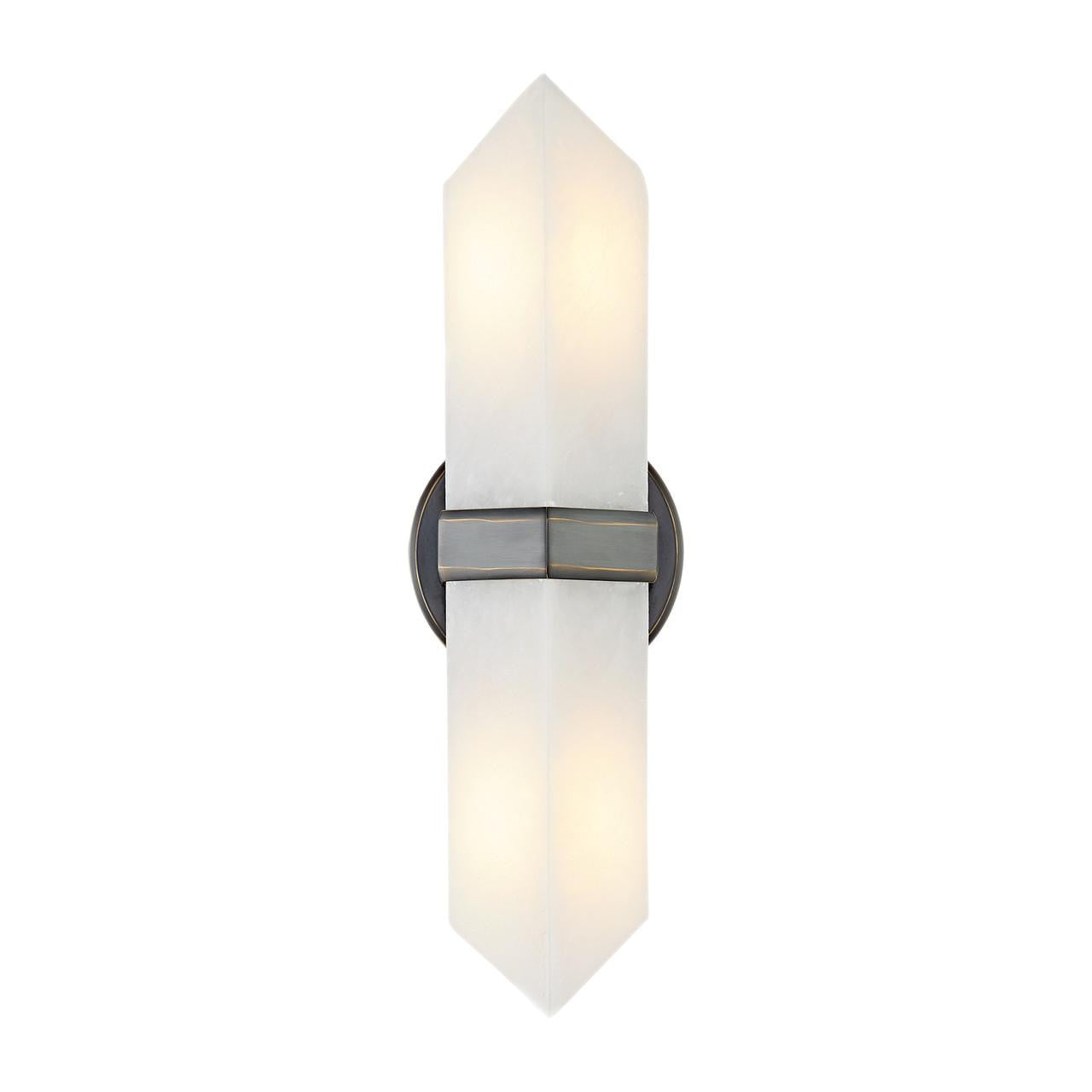 Alora Lighting Valencia 2 Light Wall/Vanity Light Vintage Brass