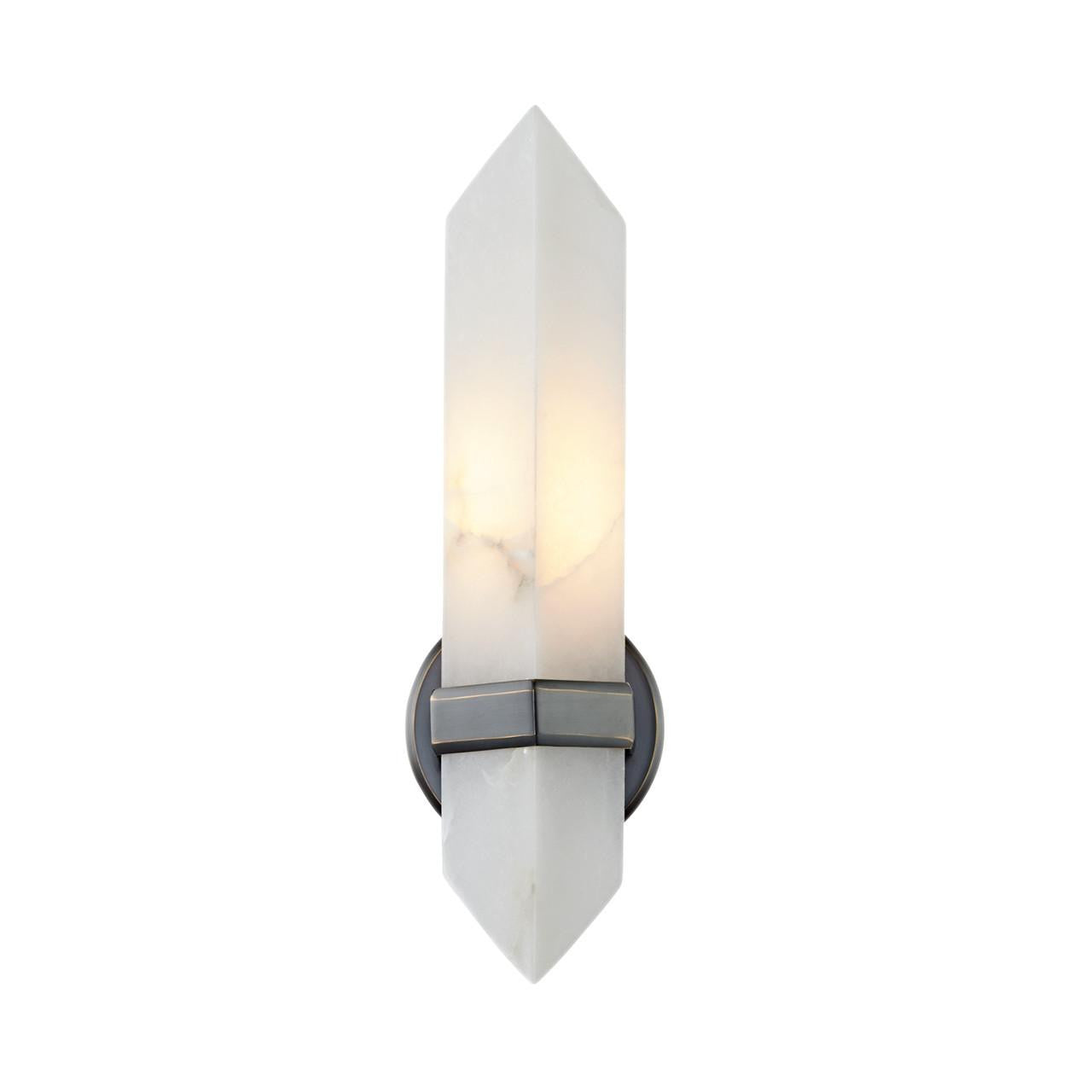Alora Lighting Valencia 1 Light Wall/Vanity Light Vintage Brass