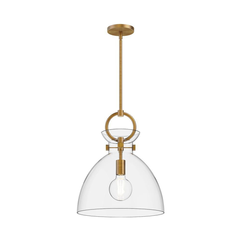 Alora Lighting Waldo 14-in Pendant Aged Gold
