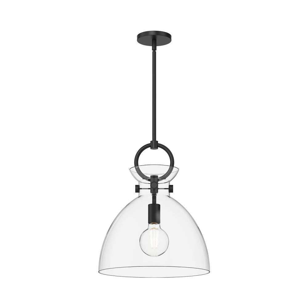Alora Lighting Waldo 14-in Pendant Matte Black
