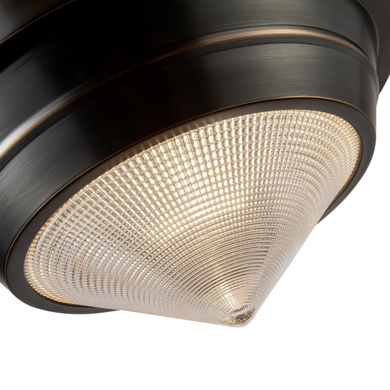 Alora Lighting Willard Flush Mount Vintage Brass