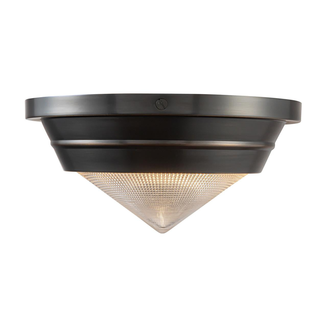 Alora Lighting Willard Flush Mount Vintage Brass