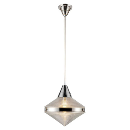 Alora Lighting Willard 1 Light Pendant Polished Nickel