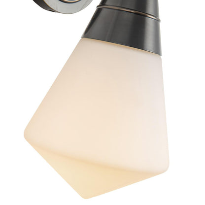 Alora Lighting Willard Wall/Vanity Light, 1-Light, Urban Bronze, Opal Matte Glass, 11.63"H