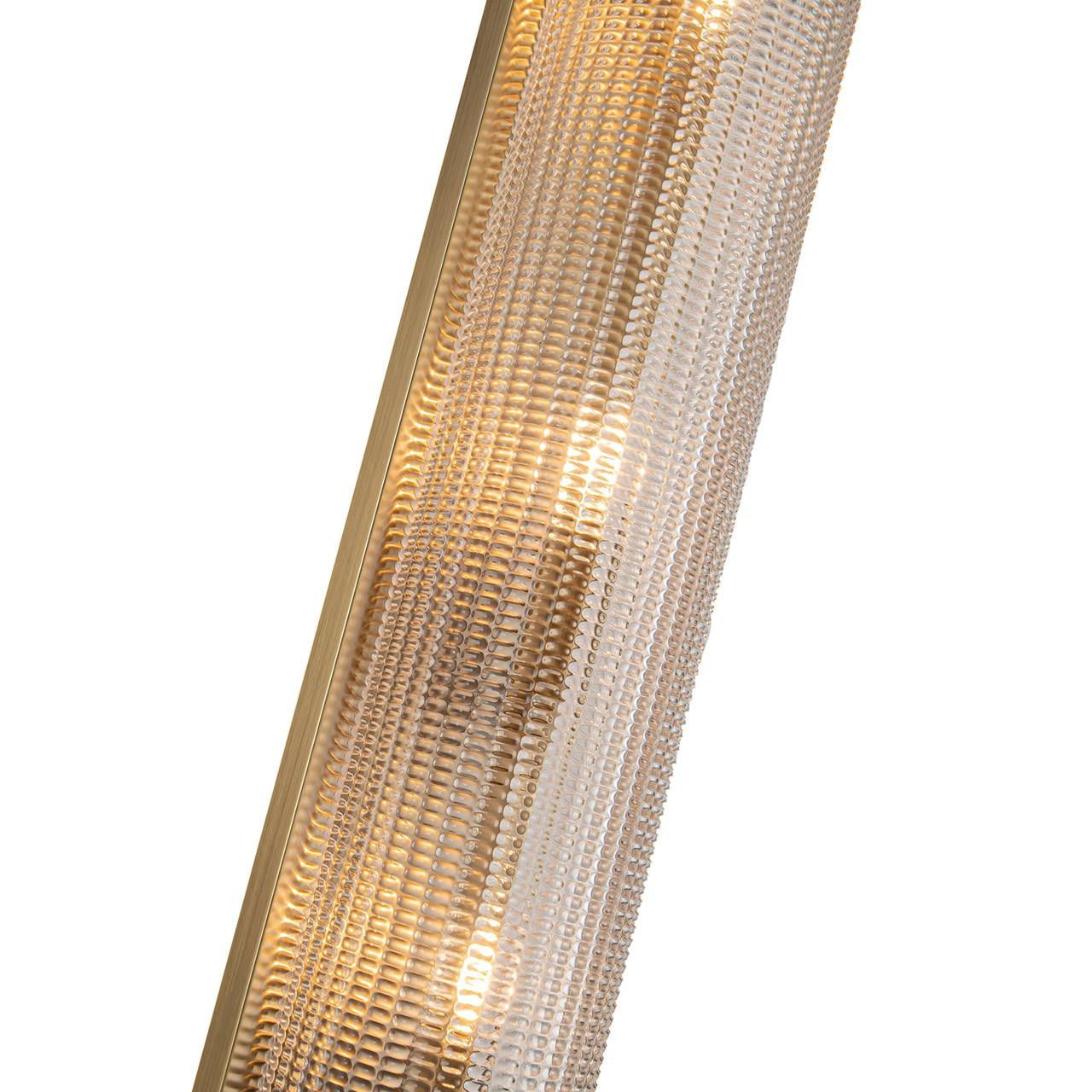 Alora Lighting Willard Wall/Vanity Light, 3-Light, Vintage Brass, Prismatic Glass, 24.13"H