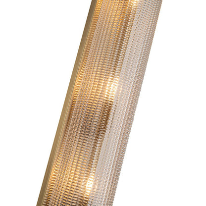 Alora Lighting Willard Wall/Vanity Light, 3-Light, Vintage Brass, Prismatic Glass, 24.13"H