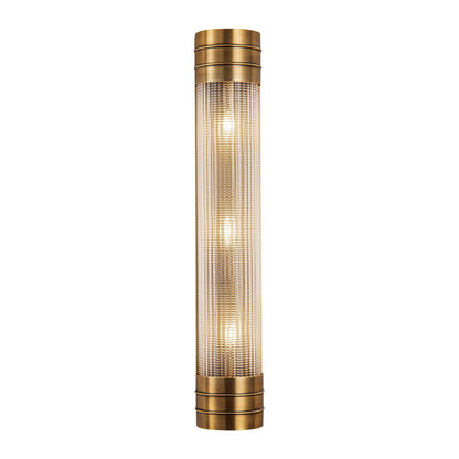 Alora Lighting Willard Wall/Vanity Light, 3-Light, Vintage Brass, Prismatic Glass, 24.13"H