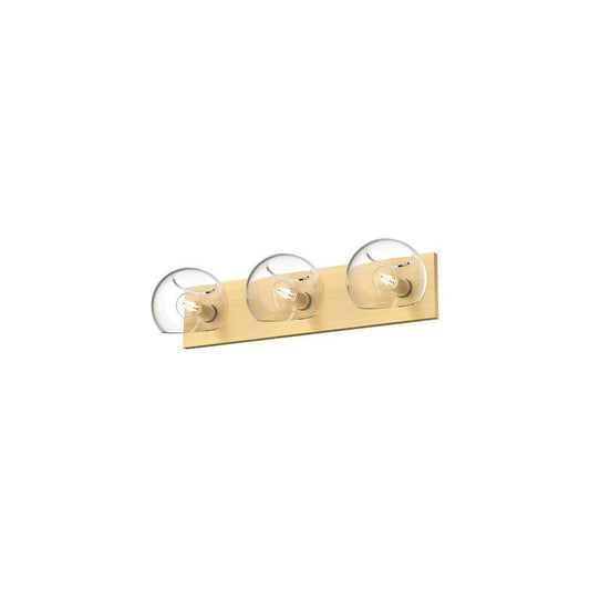 Alora Lighting Willow 22-in Vanity Light Brushed Gold, Copper Glass