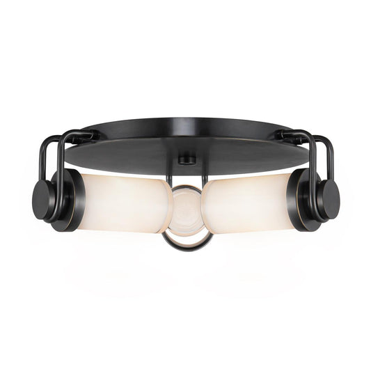 Alora Lighting Wynwood 3 Light Flush Mount Urban Bronze