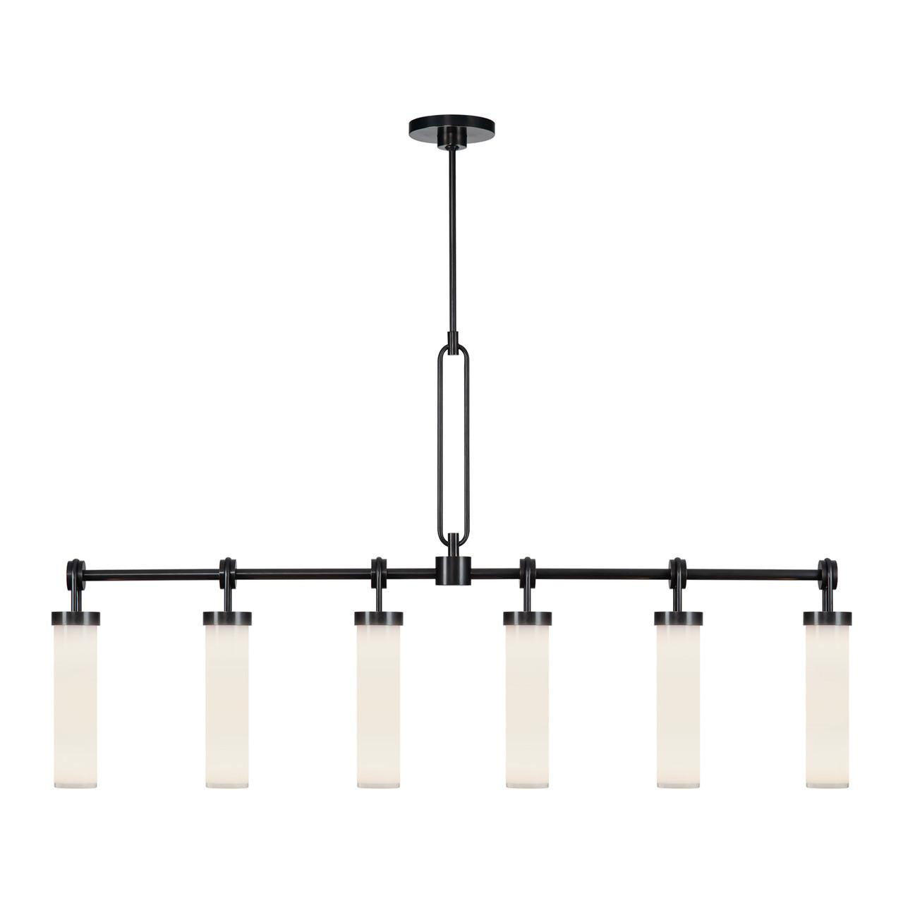 Alora Lighting Wynwood 6 Light Linear Pendant Urban Bronze