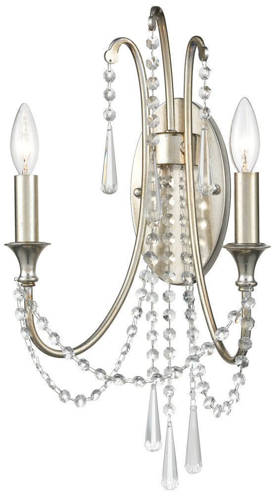 Crystorama Arcadia Wall Sconce Antique Gold