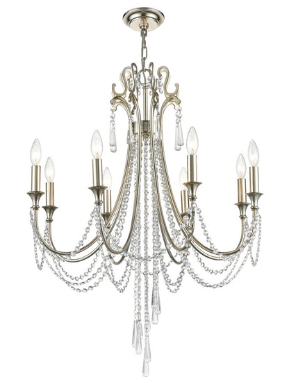 Crystorama Arcadia Chandelier Antique Gold