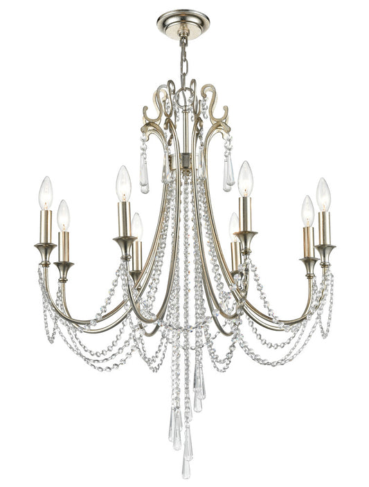 Crystorama Arcadia Chandelier Antique Gold
