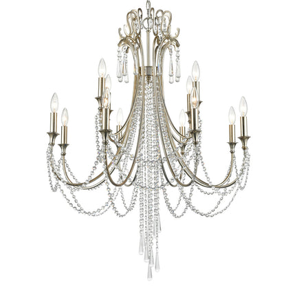 Crystorama Arcadia Chandelier Antique Gold