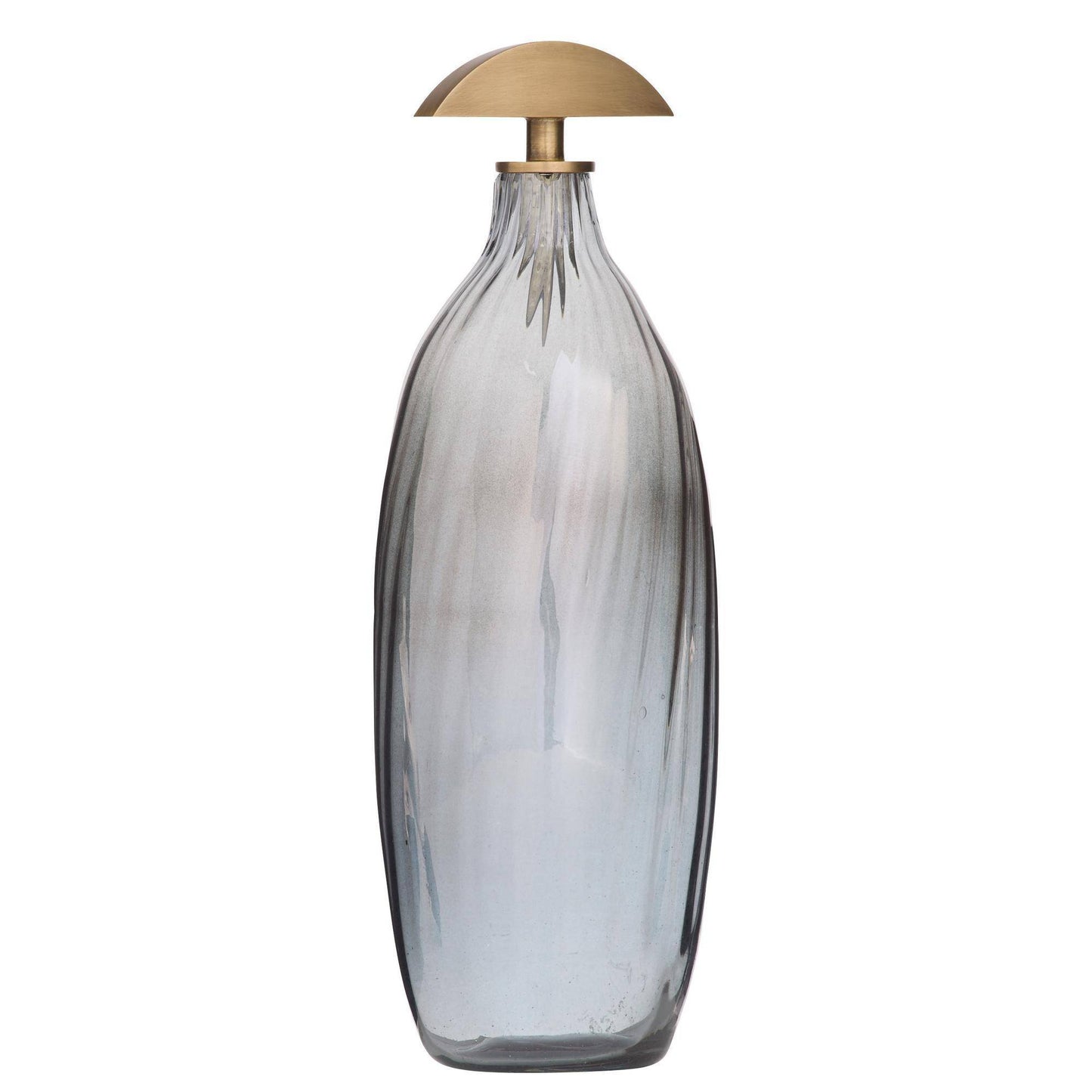 Arteriors Home Karis Decanters, Set of 3 Blue Smoke Luster