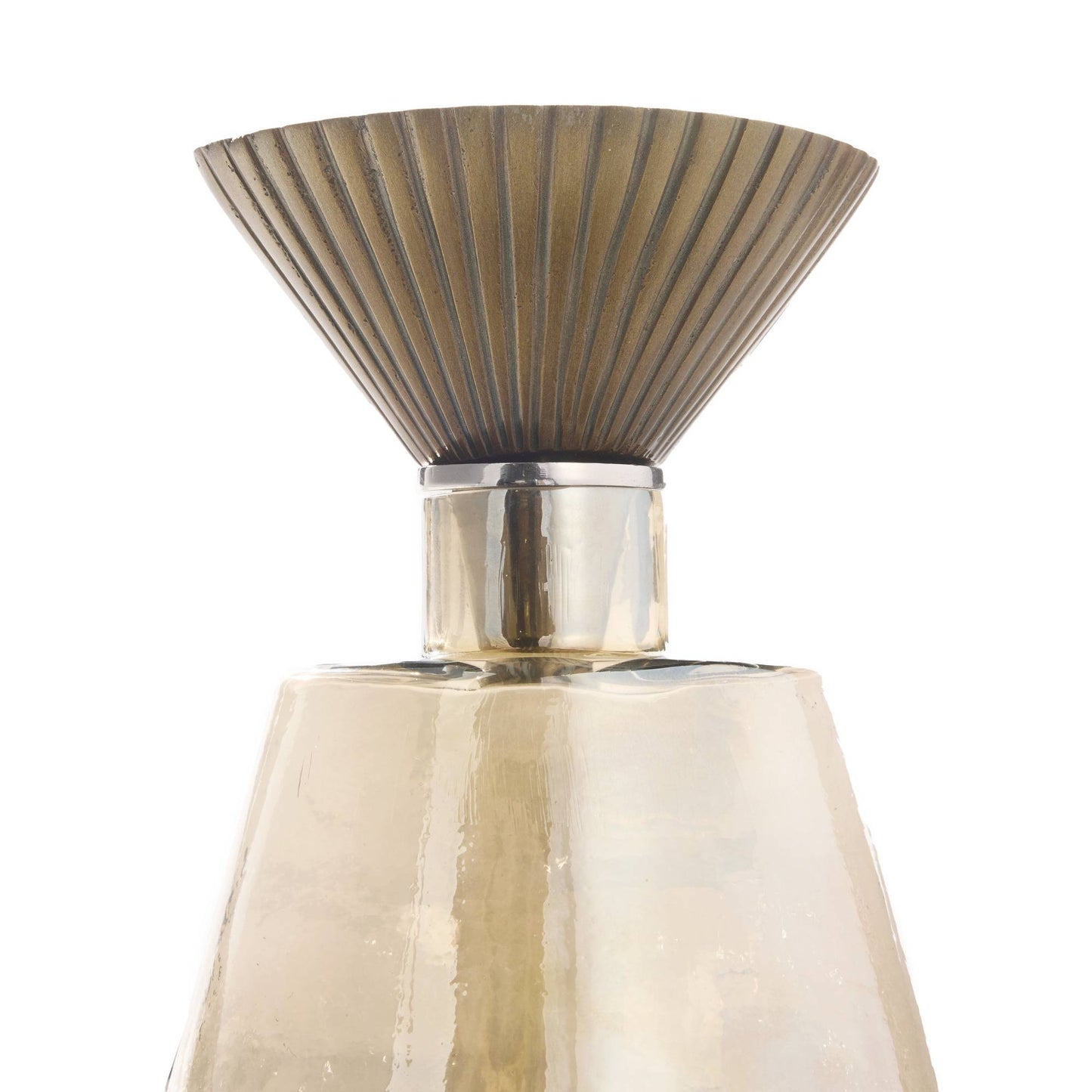 Arteriors Home Mariah Decanters, Set of 2 Antique Brass