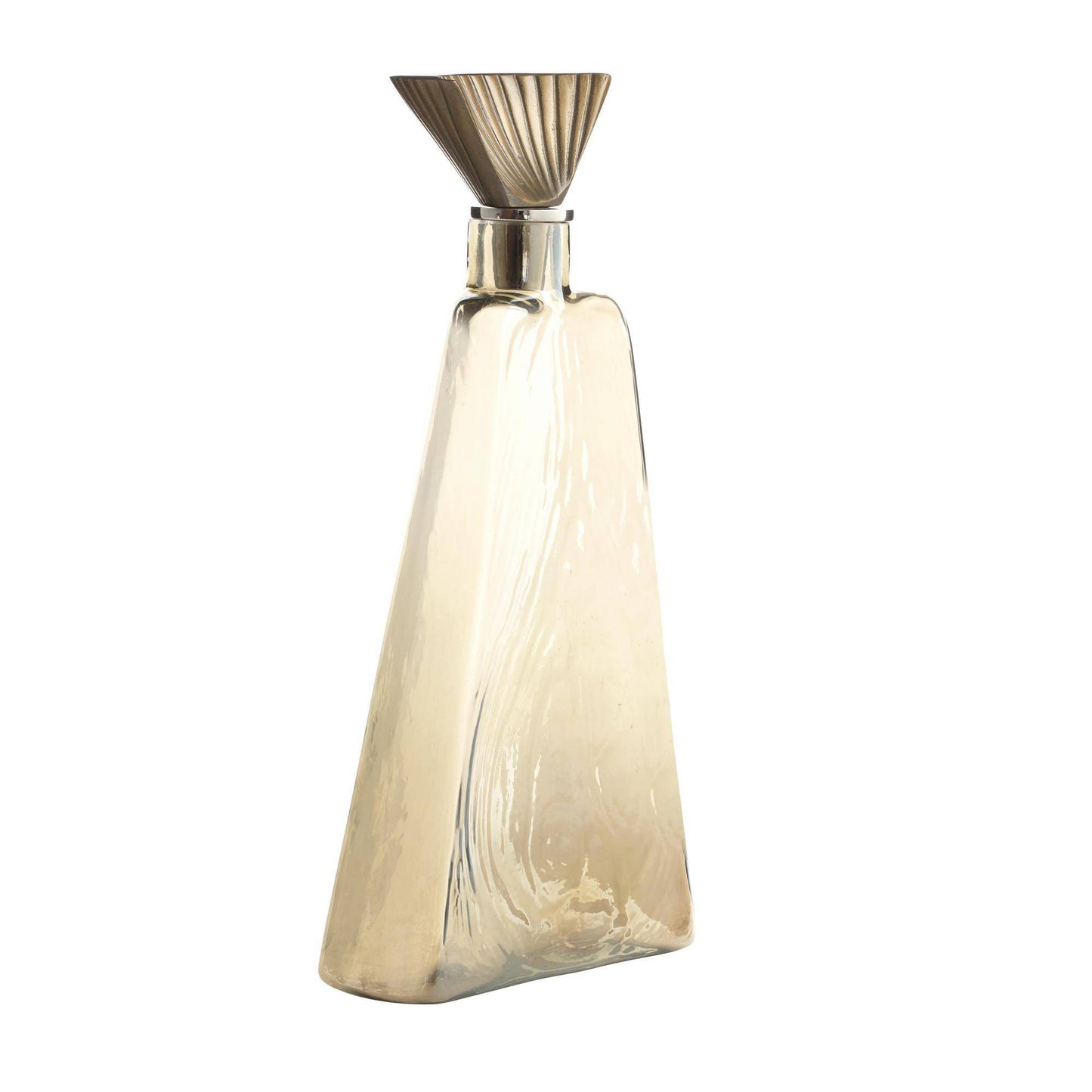 Arteriors Home Mariah Decanters, Set of 2 Antique Brass