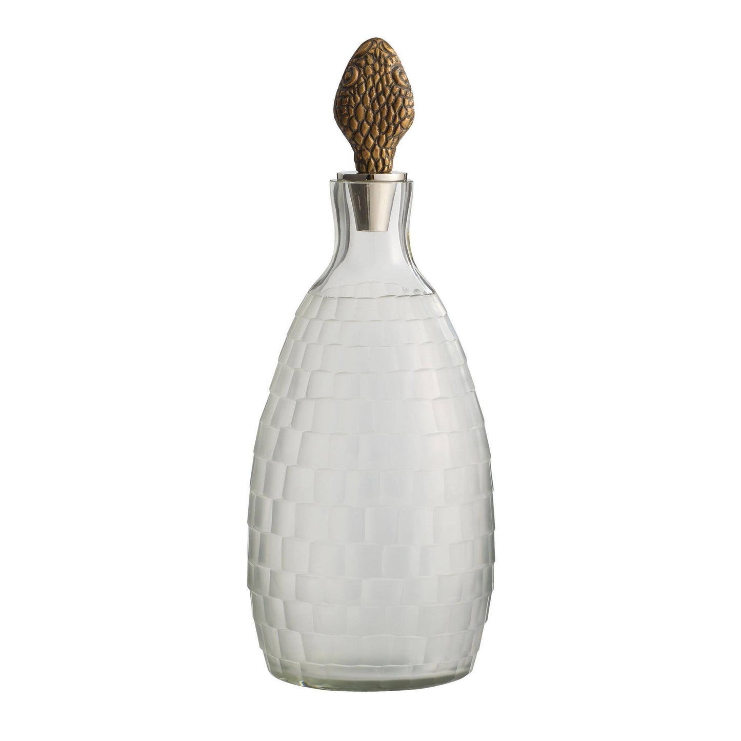 Arteriors Home Ophis Decanters, Set of 2 Antique Brass