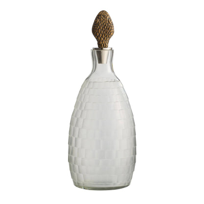 Arteriors Home Ophis Decanters, Set of 2 Antique Brass
