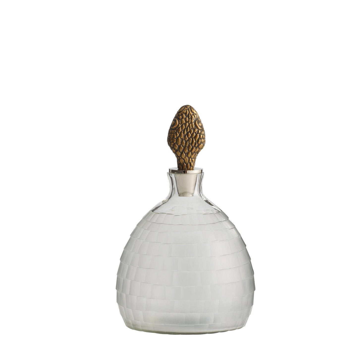 Arteriors Home Ophis Decanters, Set of 2 Antique Brass