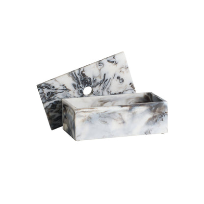Arteriors Home Kayce Boxes, Set of 2 Black and White