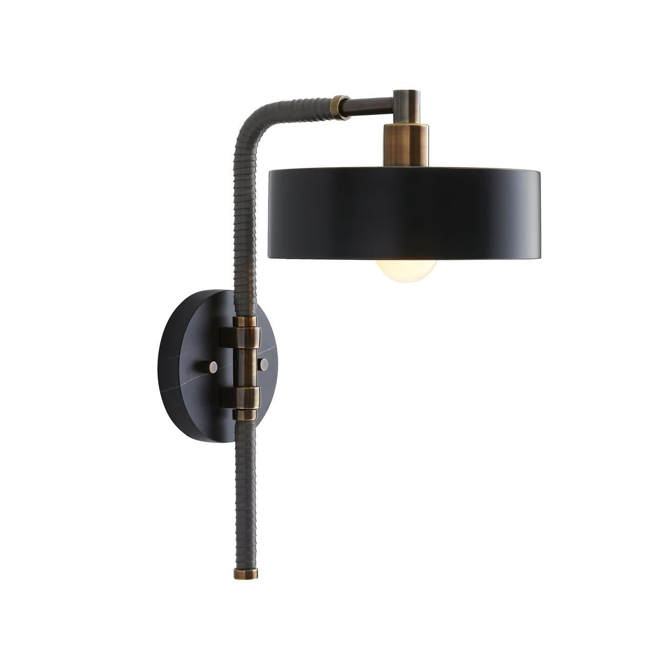 Arteriors Home Aaron Wall Sconce, 1-Light, Bronze, 9"W (49175 3MQMG)