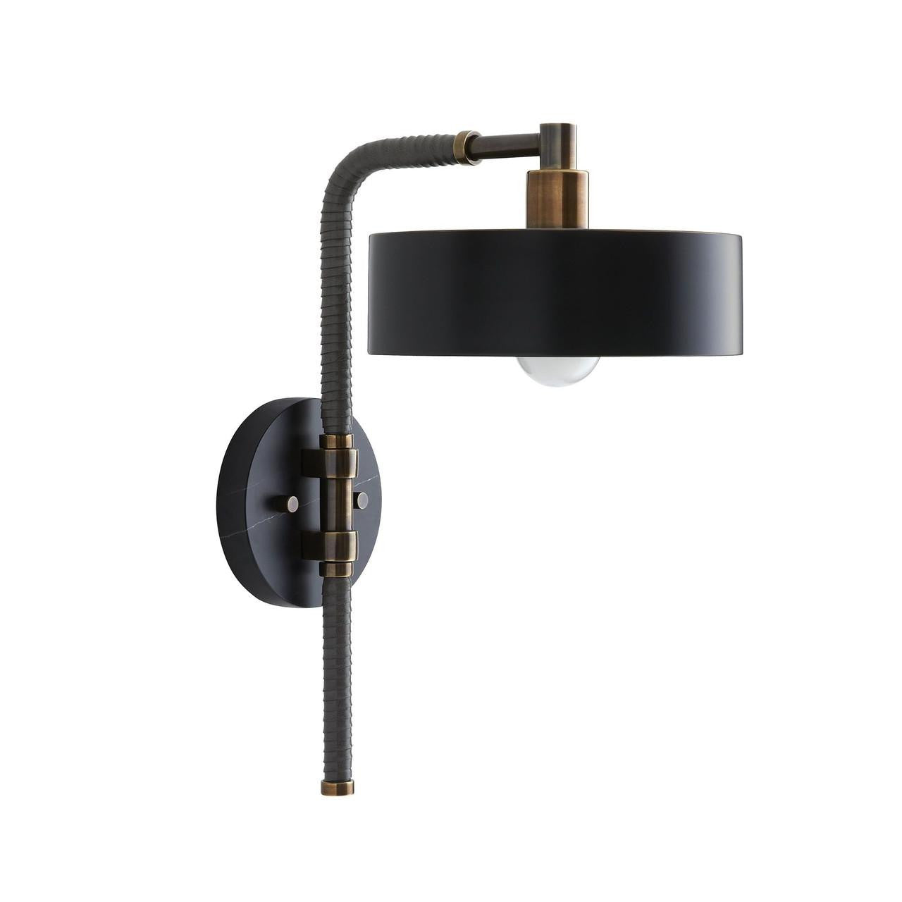 Arteriors Home Aaron Wall Sconce, 1-Light, Bronze, 9"W (49175 3MQMG)