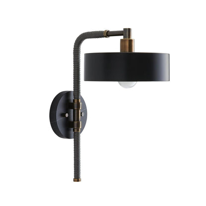Arteriors Home Aaron Wall Sconce, 1-Light, Bronze, 9"W (49175 3MQMG)