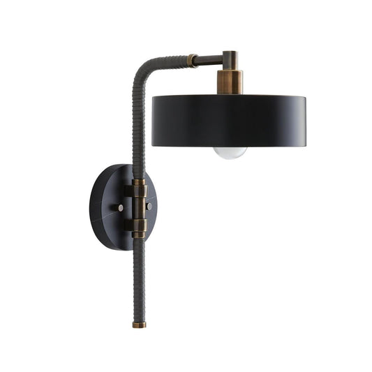 Arteriors Home Aaron Wall Sconce, 1-Light, Bronze, 9"W (49175 3MQMG)