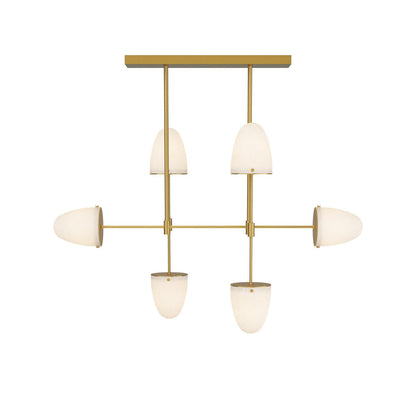 Arteriors Home Alazani Chandelier Antique Brass