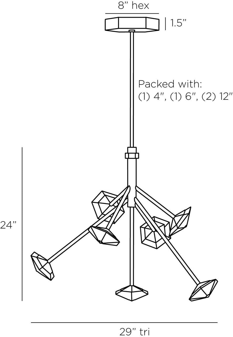 Arteriors Home Alessia Chandelier