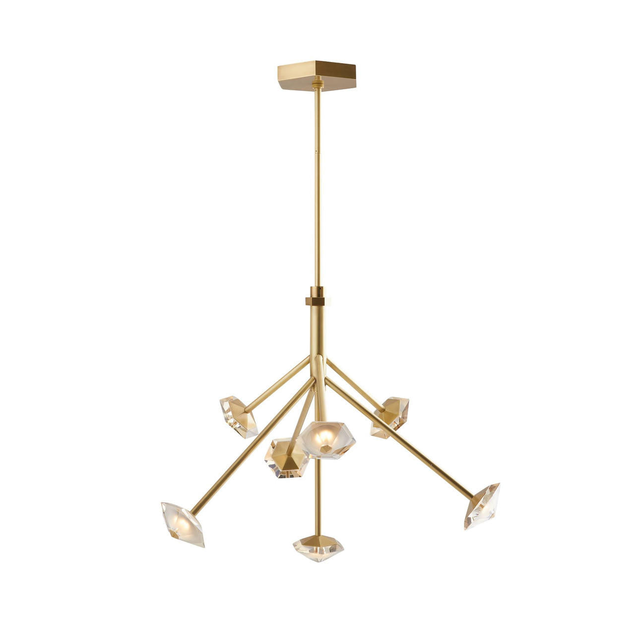 Arteriors Home Alessia Chandelier Antique Brass