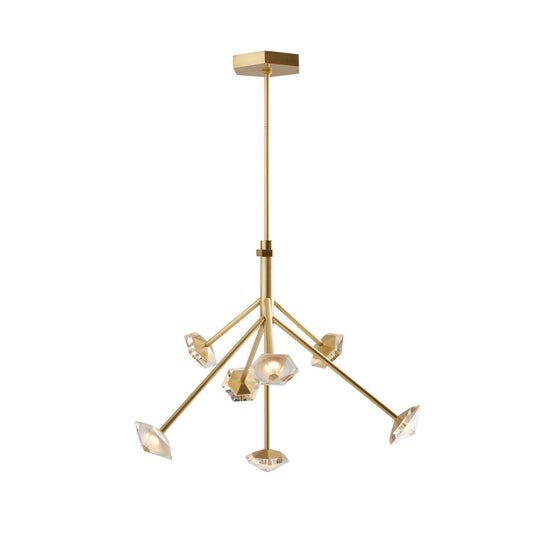Arteriors Home Alessia Chandelier Antique Brass