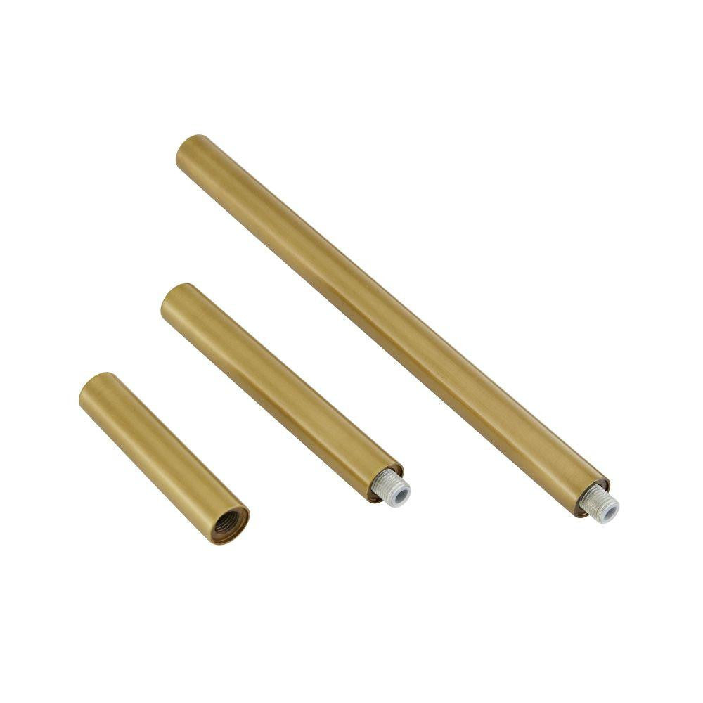 Arteriors Home Antique Brass Extension Pipe (1) 4", (1) 6" and (1) 12" PIPE-423