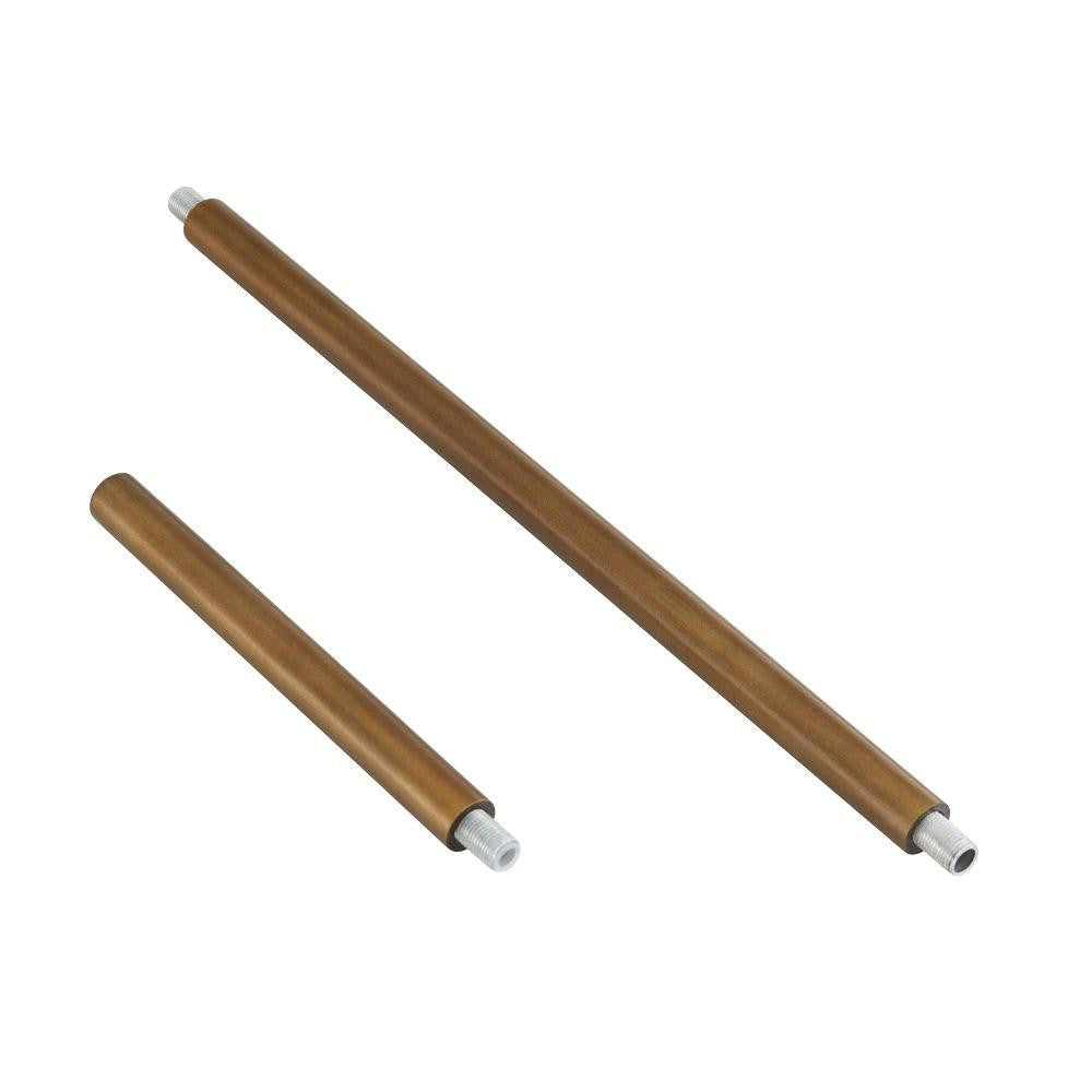 Arteriors Home Antique Brass Extension Pipe (1) 6", (1) 12" PIPE-206