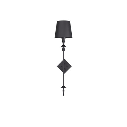 Arteriors Home Anton Wall Sconce Black Gesso
