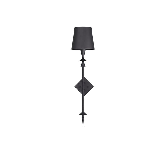 Arteriors Home Anton Wall Sconce Black Gesso