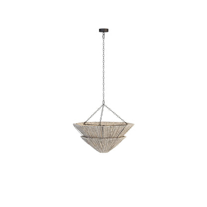 Arteriors Home Anya Chandelier Light Gray Stained